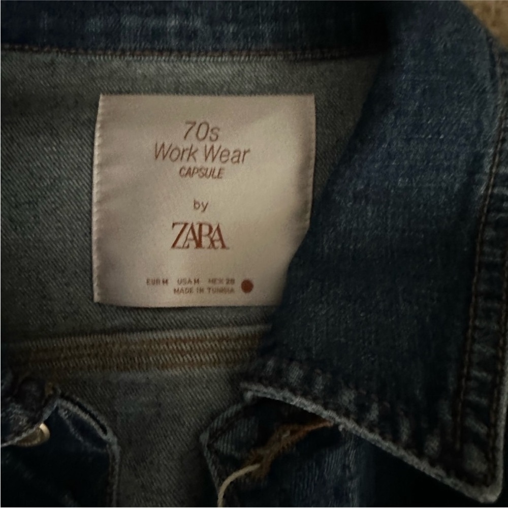 NWT Zara Women's 70s Capsule Workwear Jacket - Picture 4 of 8